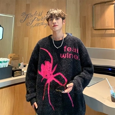 美式圆领毛衣男慵懒风休闲针织衫DY513P65，男装针织衫/毛衣，星座1116-2