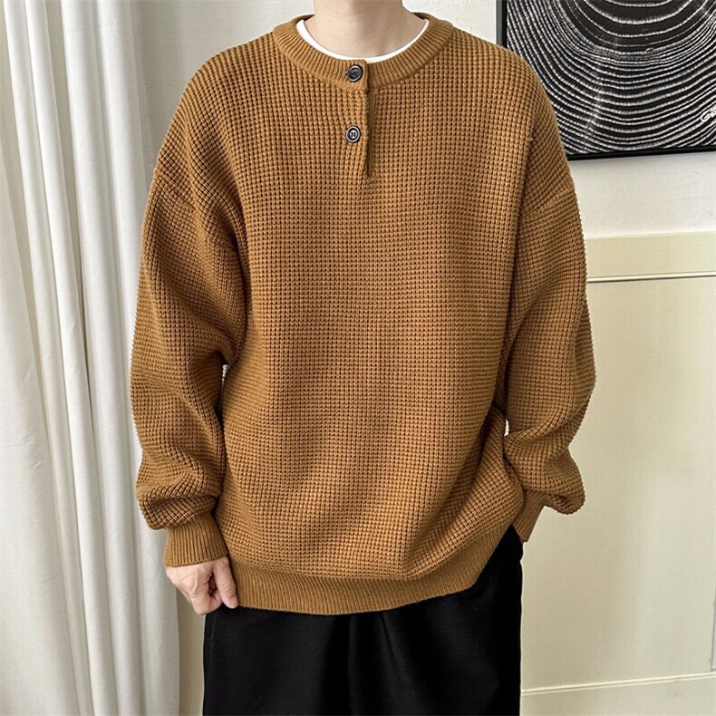 现货-高品质青少年针织衫秋季休闲百搭潮流套头毛衣-MY2308-P85，男装针织衫/毛衣，电商A351