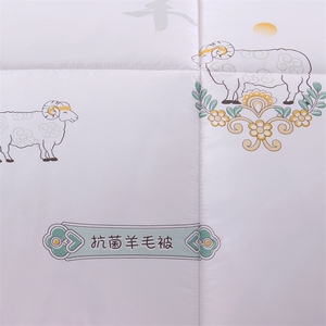 新款抗菌羊毛被被子被芯系列图片