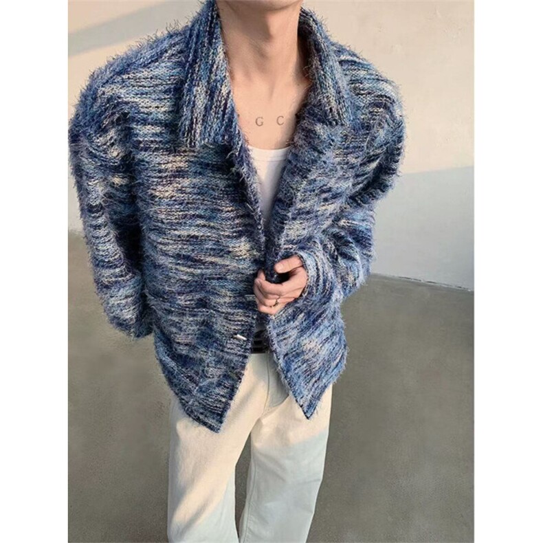秋冬季薄款男士长袖衬衫日系格子休闲衬衣外套印花帅气潮牌JKY291,男装夹克,星座516A