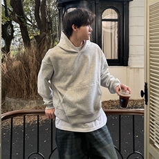 抖音得物二开26春装美式高街短款廓形连帽卫衣男女外套LM01，女装短外套，电商A486-1