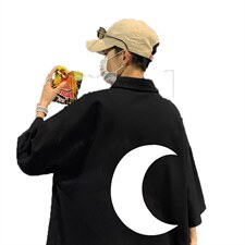 ！夏款港风冰丝衬衣男黑寸衫男白短袖衬衫男DXC273-P30，男装衬衫，电商B371