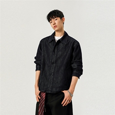 不褪色2025新高品质牛仔夹克宽松韩版工装潮流水洗外套N107/P98，男装工装外套，星座202