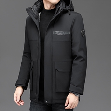 NN8306钱塘2020-3冬季厚款商务休闲简约中年男士羽绒服P225，男装羽绒服，钱塘207-3