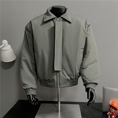 假模冬季2024飞行员夹克加厚棉衣美式短款翻领棉服外套S375-特P88，男装棉衣，电商A233-1