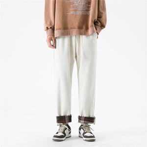 面料：100涤纶 秋冬休闲裤男灯芯绒D329-QM540-P60-控78图片