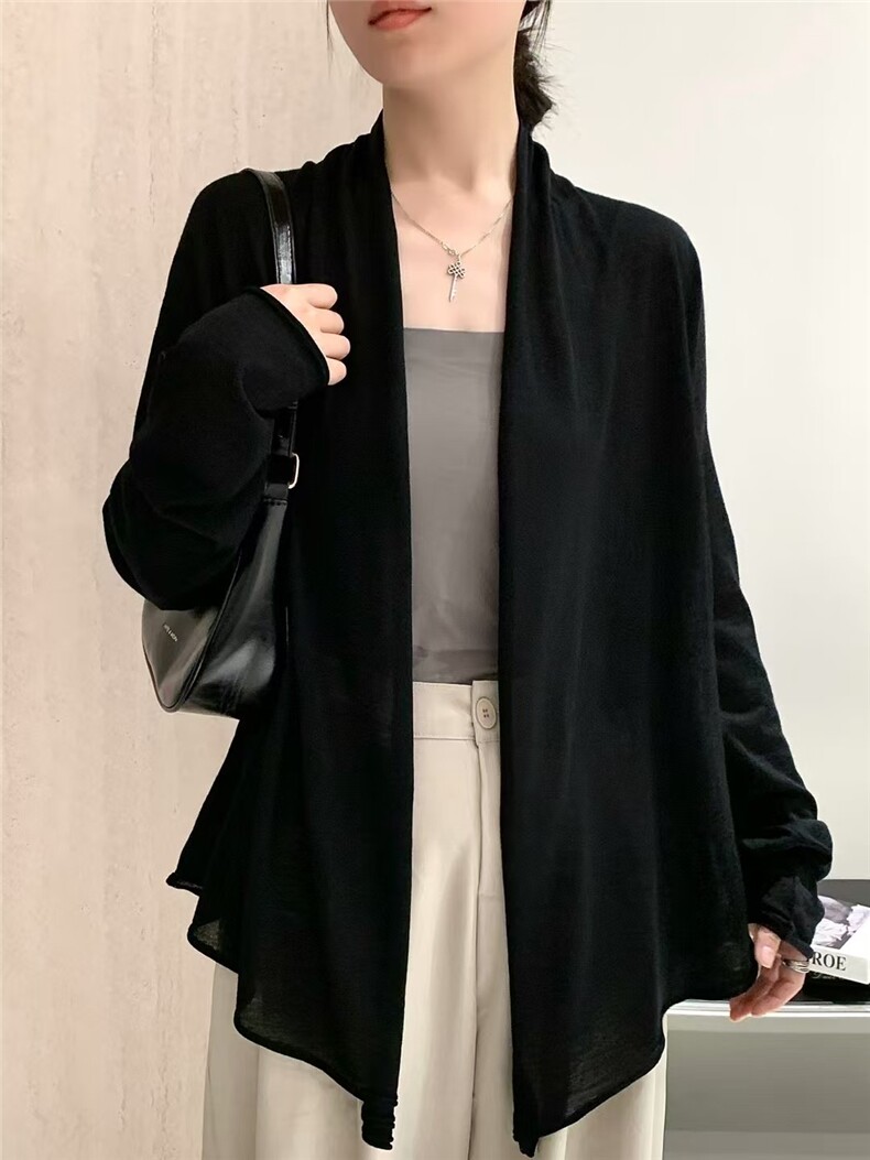 2025年秋季新款中长款针织女士开衫外套时尚休闲通勤百搭,女装羊毛衫,琳尚羊绒