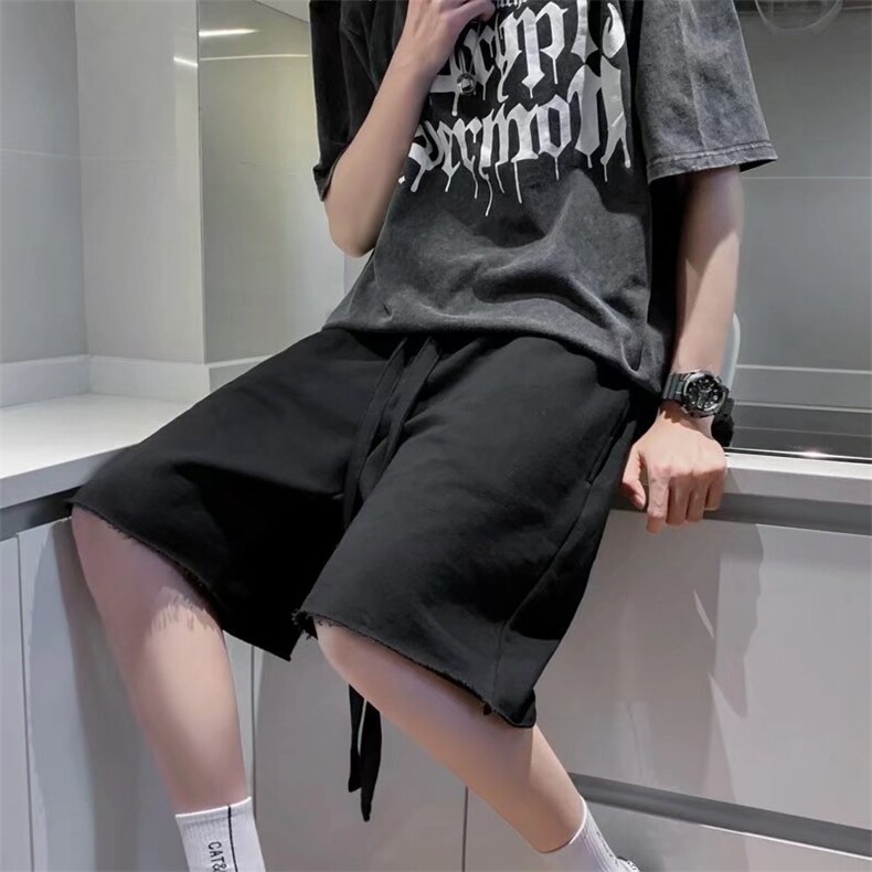 时尚潮青春流行男宽松型简约五分裤R317P28,男装休闲裤,星座1116-2