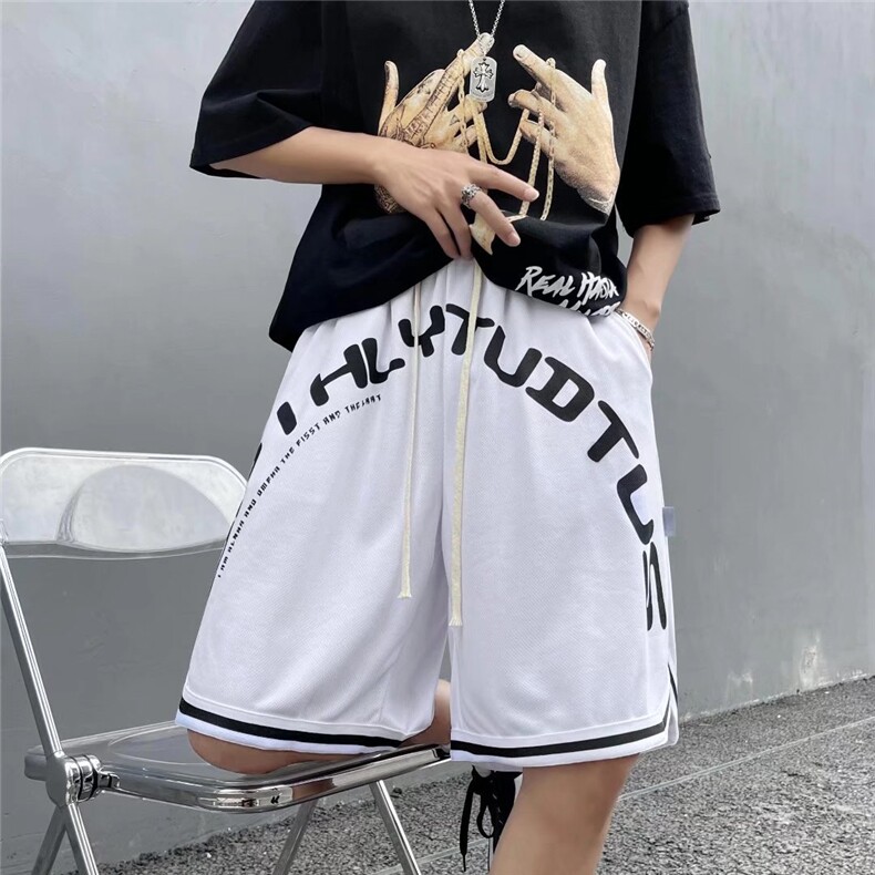 运动裤休闲裤2022微弹潮直筒宽松型夏季五分裤时尚潮牌K1623-P25,男装休闲裤,星座412-3