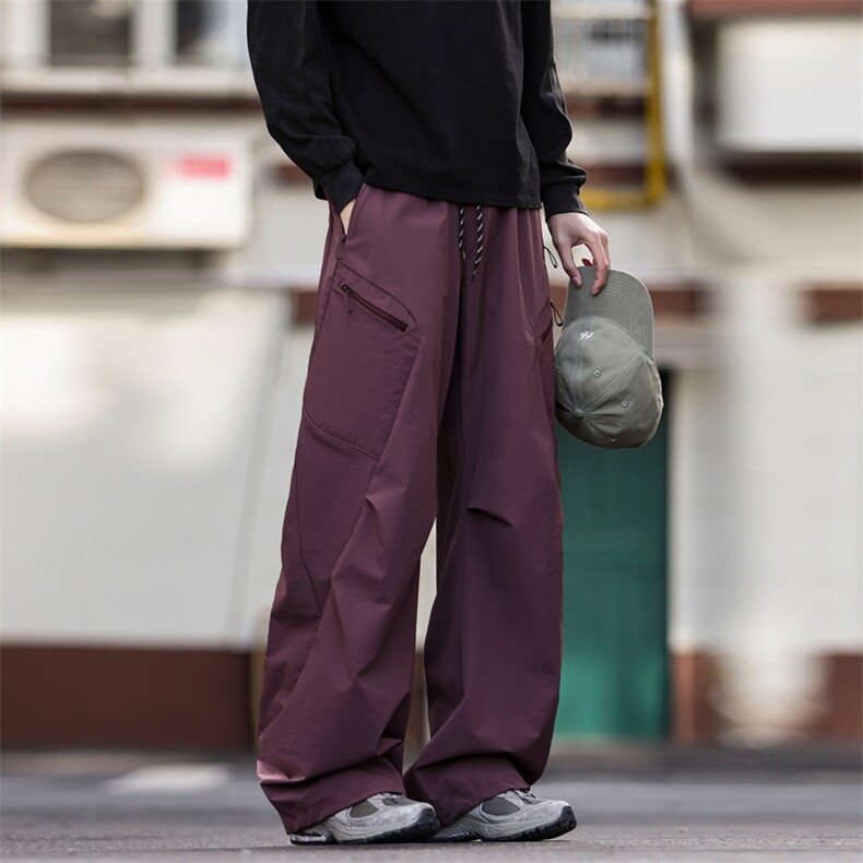 春季新款现货男女同款直筒休闲裤DSA157B-K2602-P50图片