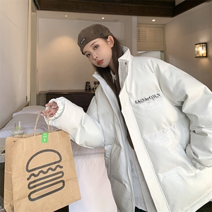 1港风情侣鳄鱼纹棉衣男手塞棉夹克PU皮棉服外套男8507P120控158图片