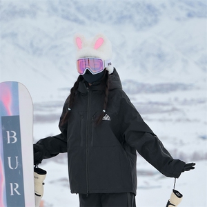春季户外防水防风滑雪服男女同款加厚保暖休闲登山服外套M77-P160图片