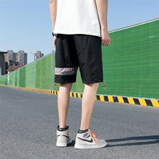 夏季韩版潮流亮面宽松工装短裤五分裤情侣短裤男A305-KX2060-P25，男装休闲裤，电商B306