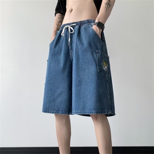 青春流行ins男直筒水洗牛仔裤E117 P40图片