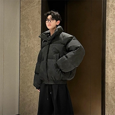 现货[网图]扎染棉服外套设计感小众加厚面包服5D3062-TP60不，男装棉衣，电商A102