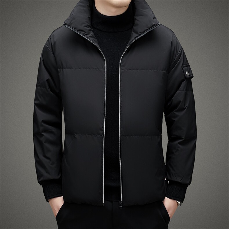 BAMJ-8937钱塘2020-2中年男士冬季厚款立领百搭冬季羽绒服P170,男装羽绒服,钱塘207-2