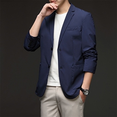 D332703男士2023年春季新款长袖西服休闲青年夹克品质西装单西，男装西服，电商B360