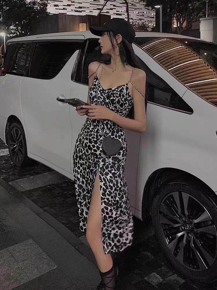 设计感吊带连衣裙，女装背心吊带，ZIA