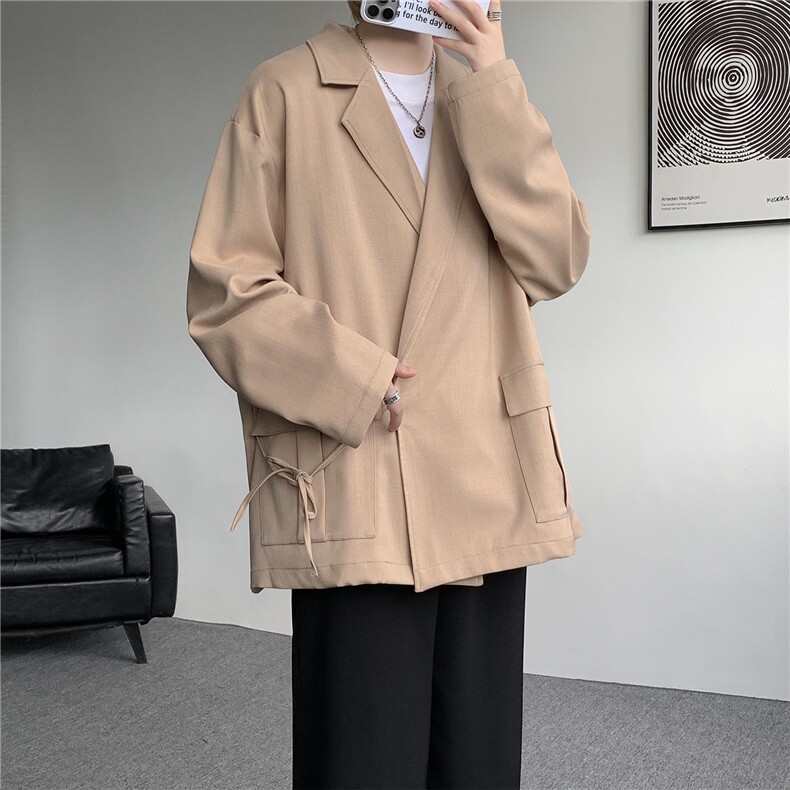 现货KS1162-特P50控98新中式小众西装大码外套长袖,男装衬衫,电商A059
