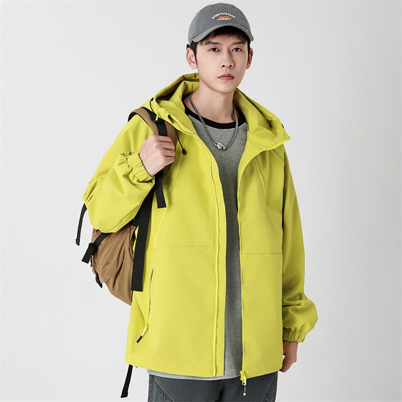 Cityboy情侣时尚连帽冲锋衣外套夹克团体班服,男装夹克,星座301D-5(原星座1415）