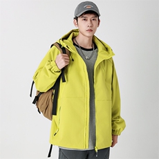 Cityboy情侣时尚连帽冲锋衣外套夹克团体班服，男装夹克，星座301D-5(原星座1415）