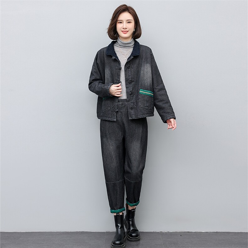 时尚优雅女装套装气质修身显瘦两件套高品质羊毛材质,女装套装/套裙,叶笙衣