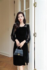 现货供应：绒连衣裙，女装连衣裙，拉思维加丝