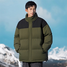 现货抖音得物品质拼接撞色三防加厚棉衣外套冬季立领棉服MY88888，男装棉衣，电商A486