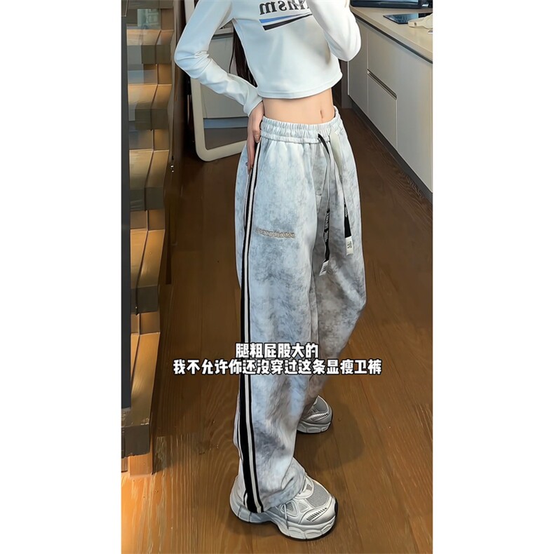 秋冬脏脏裤织带刺绣休闲长裤美式直筒裤CK36特P45M-5XL控78,男装休闲裤,电商B325
