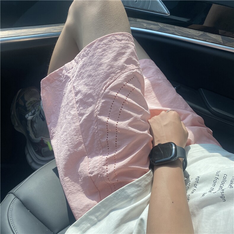 夏季薄款透气气孔设计速干宽松冰丝短裤B315-K24175-特p25-控48,男装牛仔裤,电商B315