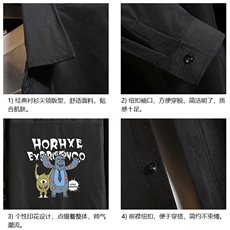 CS15048-P38长袖衬衫男士大码宽松衬衣男寸衫男寸衣，男装衬衫，电商A040A