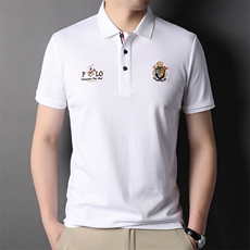 2023夏装中年男士短袖t恤夏季中老年纯棉polo衫上衣宽松衣服男装，男装T恤，电商B212（原钱塘6029）