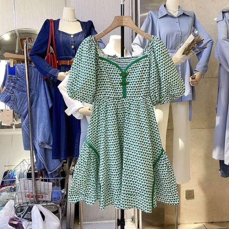 重工盘扣连衣裙，女装连衣裙，欧妮卡蒂蔓