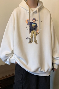 连帽卫衣男大码胖子帽衫大号运动服WY2419-P35图片