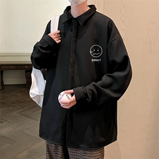 控58加厚加绒衬衫男大码长袖衬衣男外套HC79072-P38加绒款-P48，男装衬衫，电商A040
