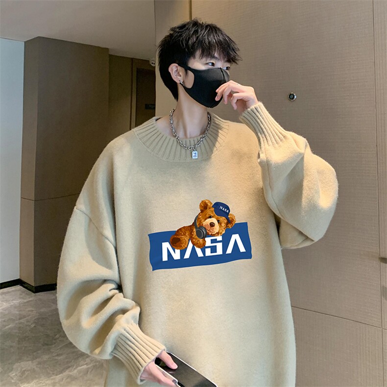半高领毛衣男士大码针织衫男毛线衣男M18247-P45加绒款-P65,男装针织衫/毛衣,电商A040
