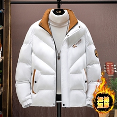 冬季加厚棉衣男休闲时尚青年立领棉衣百搭棉服外套M1801-P78，男装棉衣，星座310B-3
