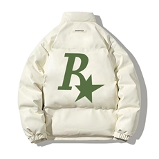 均可提供短视频高品质港风R星PU皮加厚棉衣PM134-p110控148，男装棉衣，星座508（原C305）