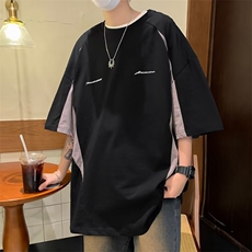 C358-P362024夏季新款潮牌宽松短袖t恤男百搭休闲圆领体恤现货，男装T恤，星座512-6