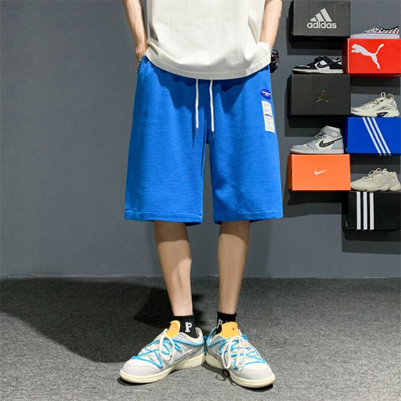 ！2023夏季新款男士华夫格短裤百搭运动五分裤中裤DK666P25,男装休闲裤,电商B220