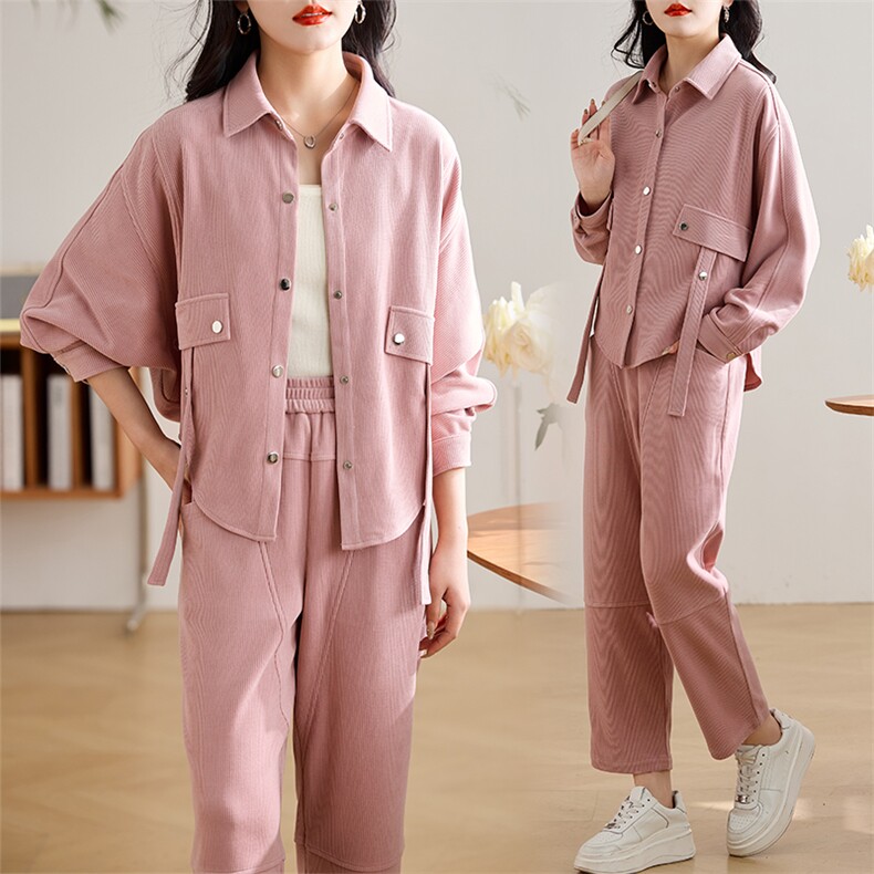 2025年新款秋季女装女士精品套装工作制服休闲,女装套装/套裙,1D073