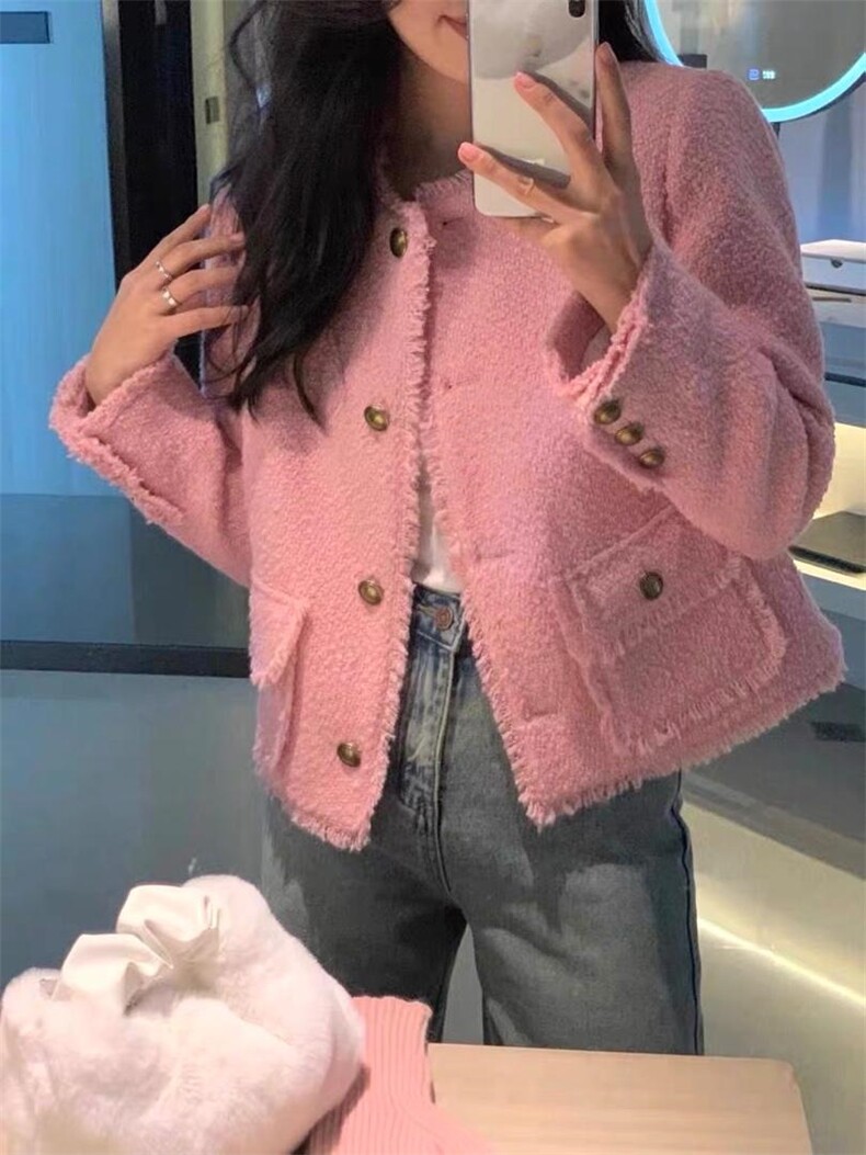 羽绒小香风外套，其它，卡薇尔