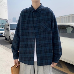 长袖衬衫男港风日系春季韩版潮流帅气衬衣CS0020P33图片