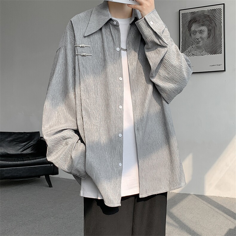 已下单数据款CS7136-P55控78大码新中式风重磅高品质衬衫,男装衬衫,电商D232