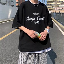 男圆领纯棉T恤宽松短袖T174P28，男装T恤，星座1116-2