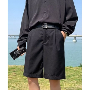 短裤男生夏季外穿七分西装裤子工装休闲五分套装宽松西裤 KX03图片
