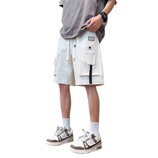青年男士夏季工装短裤男纯色休闲薄款5分裤C208A-6706A-特P28控49，男装牛仔裤，电商C208A