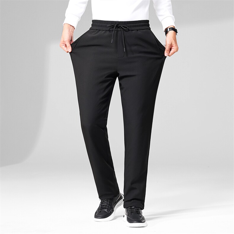 新款加厚保暖羽绒裤外穿鹅绒商务休闲，男装棉裤，星座613B