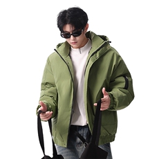 棉服男冬季新款港风宽松连帽棉衣MF9006-P90，男装棉衣，星座214-3