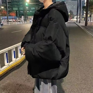 冬季新款棉服韩版潮流宽松加厚面包潮牌连帽棉衣外套情侣棉袄图片